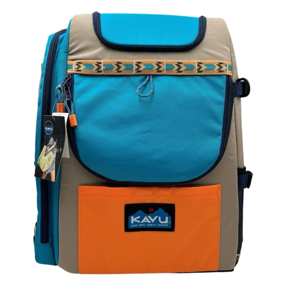 KAVU Pacific Rimshot Disc Golf Bag Padded Frisbee Holder Backpack - Jamboree